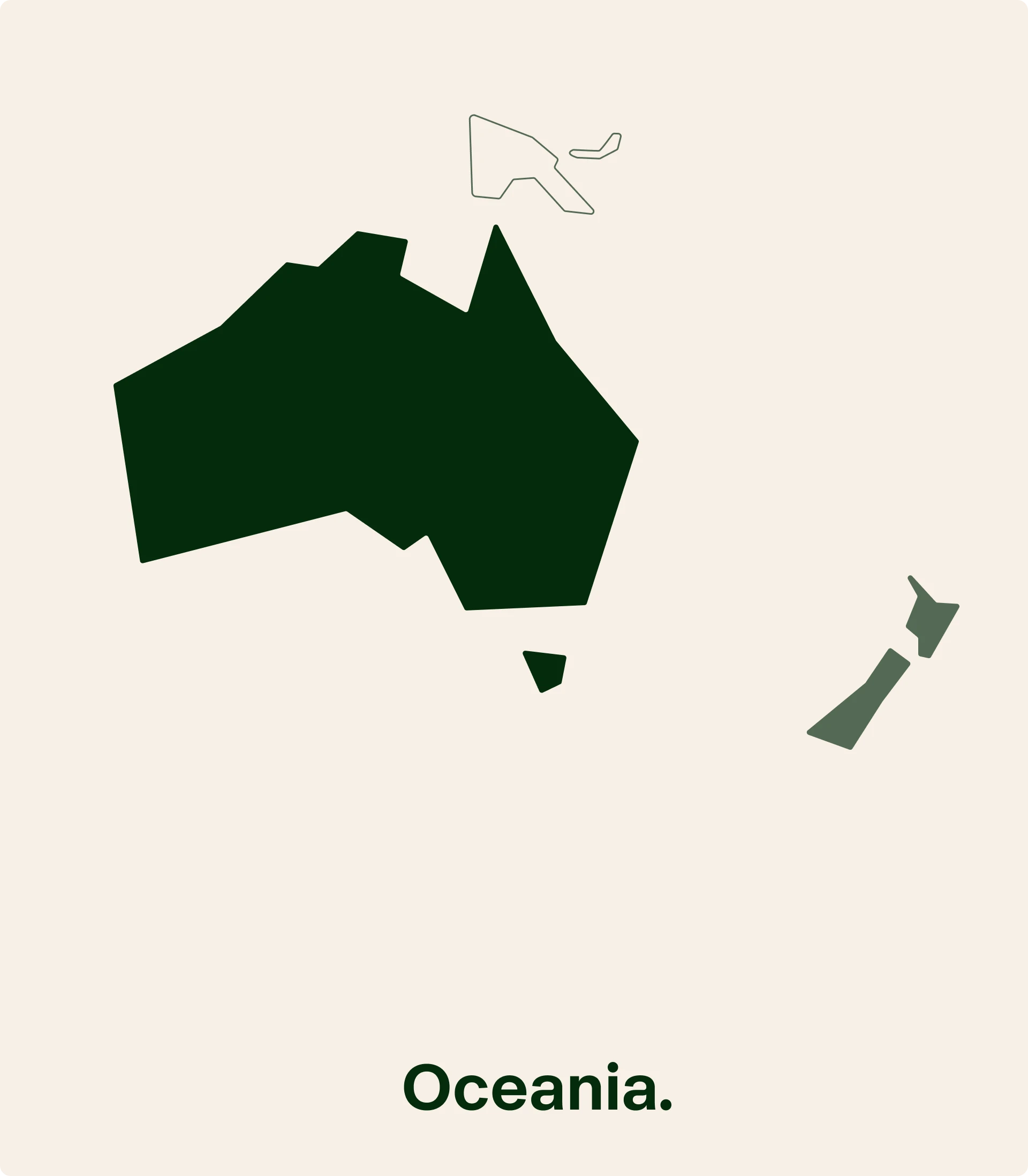Oceania.